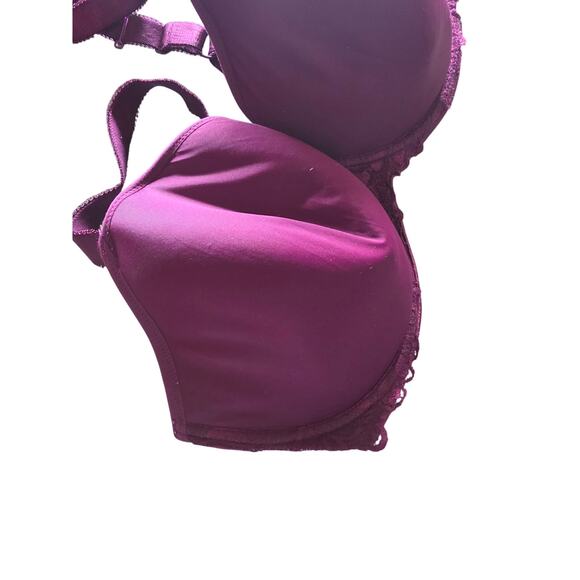 Fantasie Bra 34i Womens Plus Size Underwired Padded Full Coverage Maroon - Picture 4 of 5